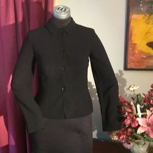 Ann Taylor Petites Black Suit Blazer / Jacket 2P